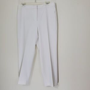 Talbots White Fully lined Pants, Size 8
